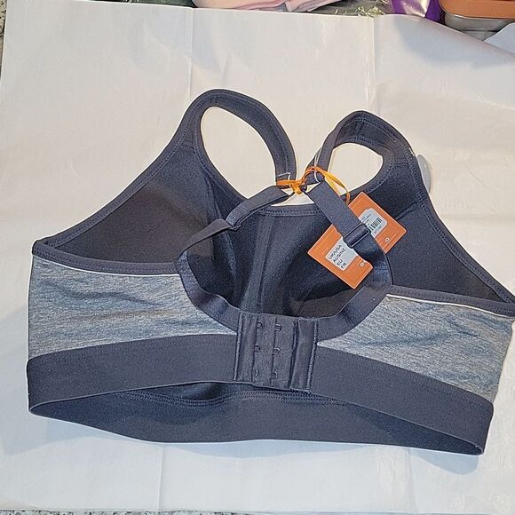 Panache Women's Non-Wired Sports Bra Charcoal Marl 36DD NWT 7341B - Picture 6 of 7